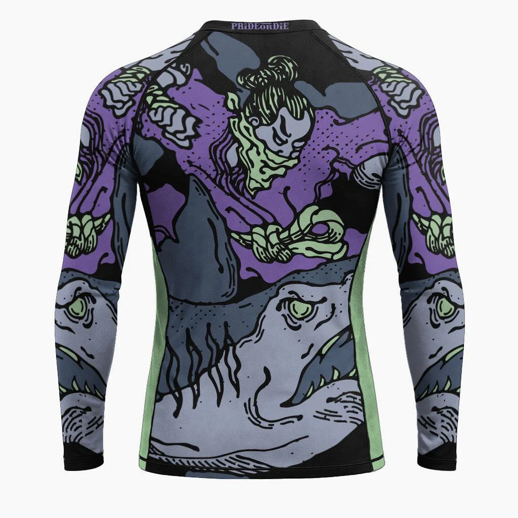 Rashguard Pride or Die Dangerous Water V2 mangas largas  - Image 3