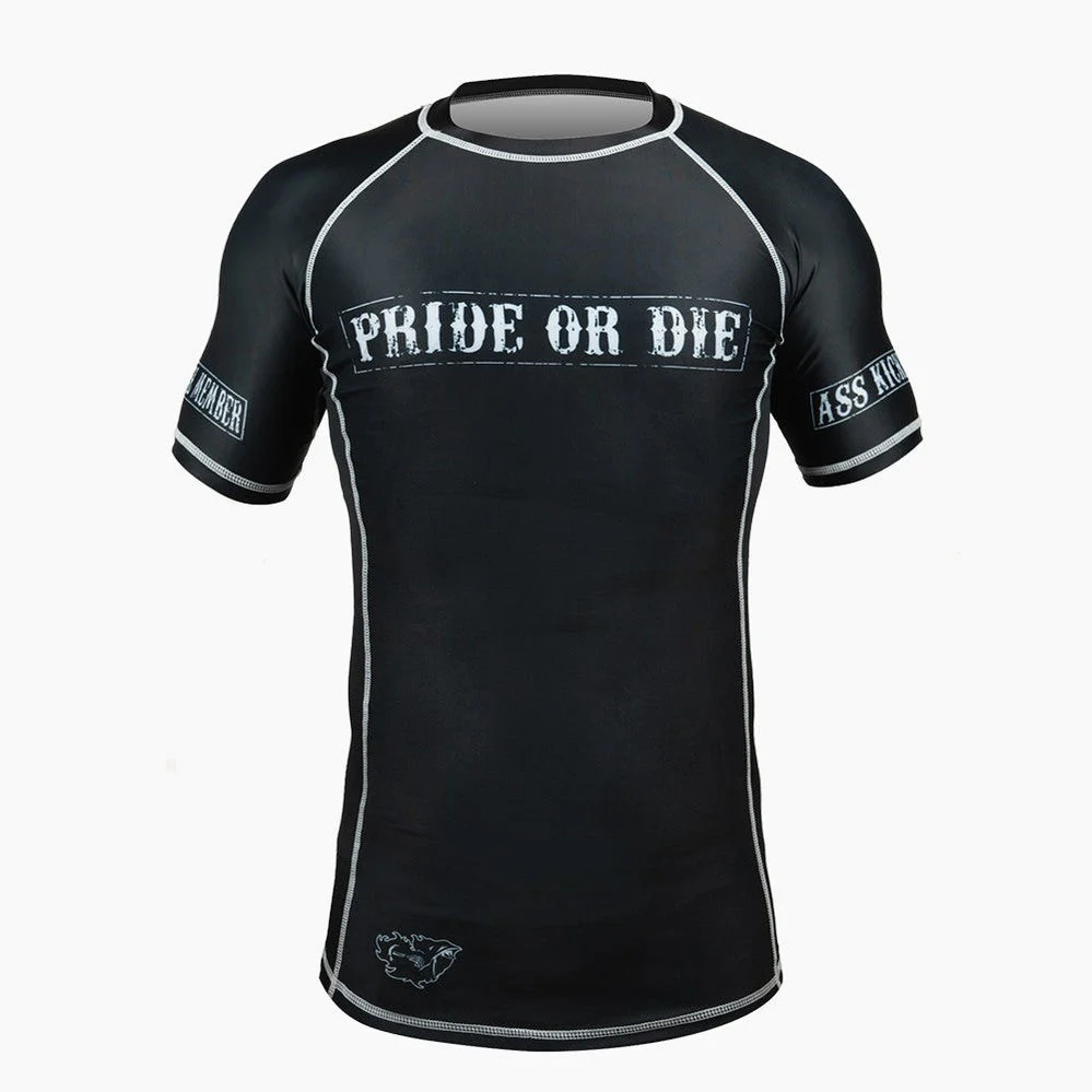 Rashguard Pride or Die Fight Club mangas cortas - Image 2