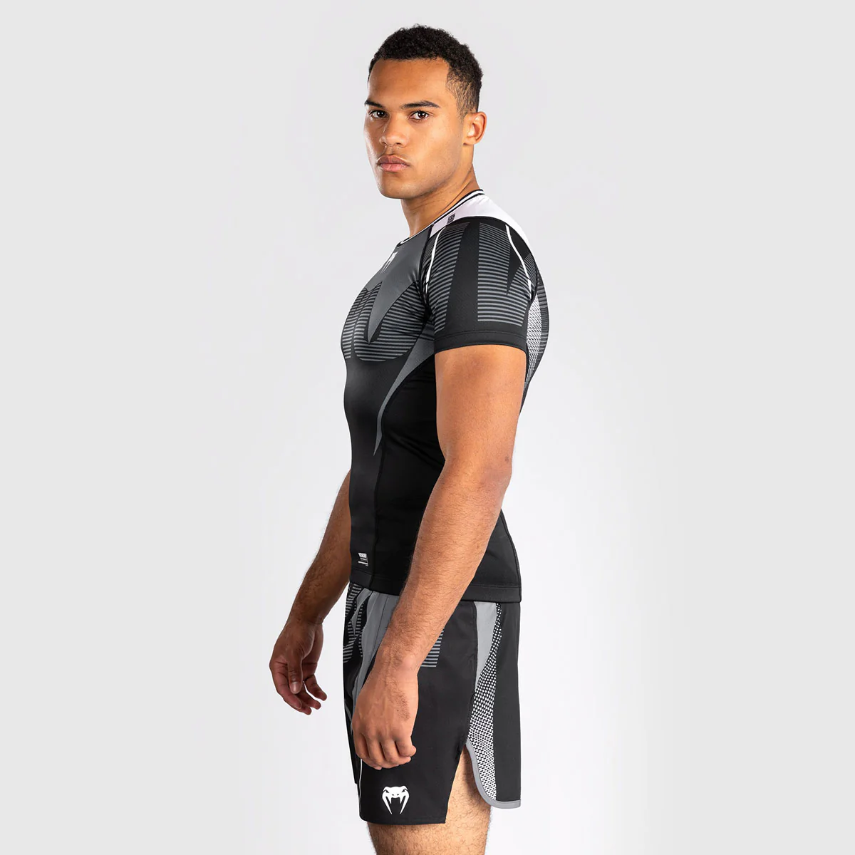 Rashguard Venum Adrenaline mangas cortas Negro-gris  - Image 4