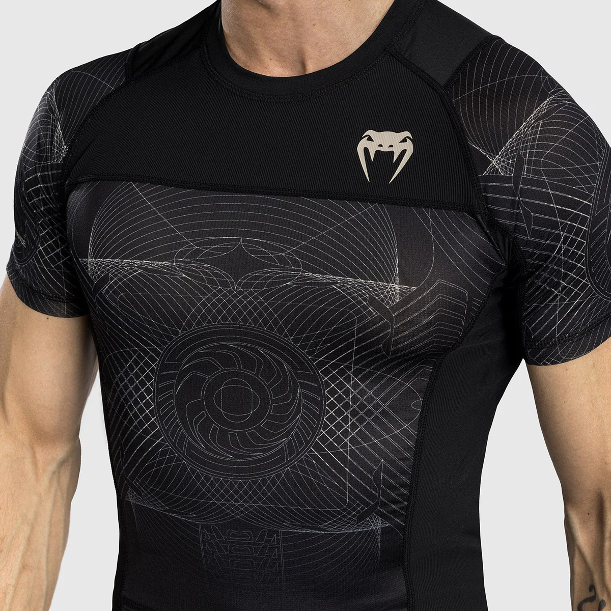 Rashguard Venum G-Fit Air mangas cortas Negro-arena  - Image 5