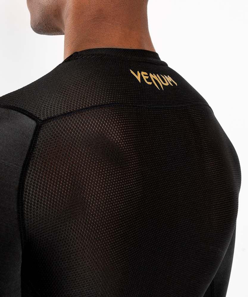 Rashguard Venum G-Fit Negro-oro mangas largas - Image 7