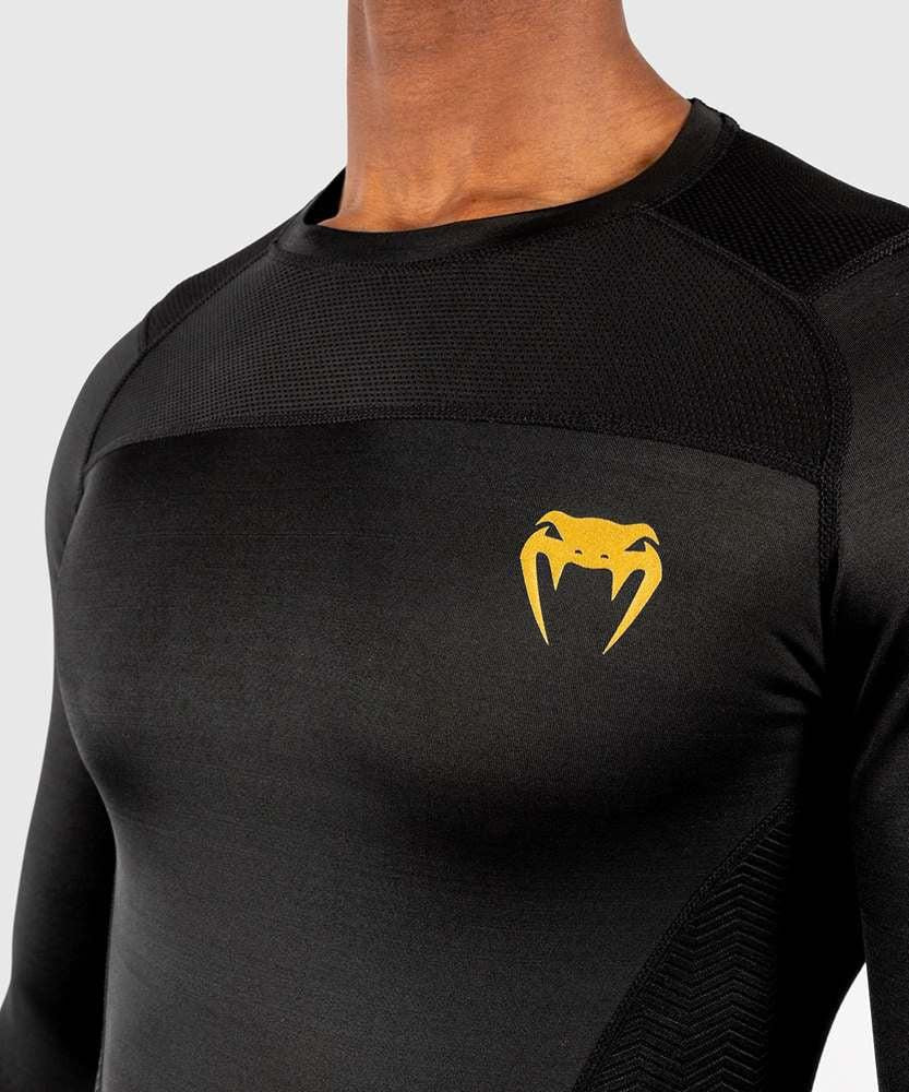 Rashguard Venum G-Fit Negro-oro mangas largas - Image 8