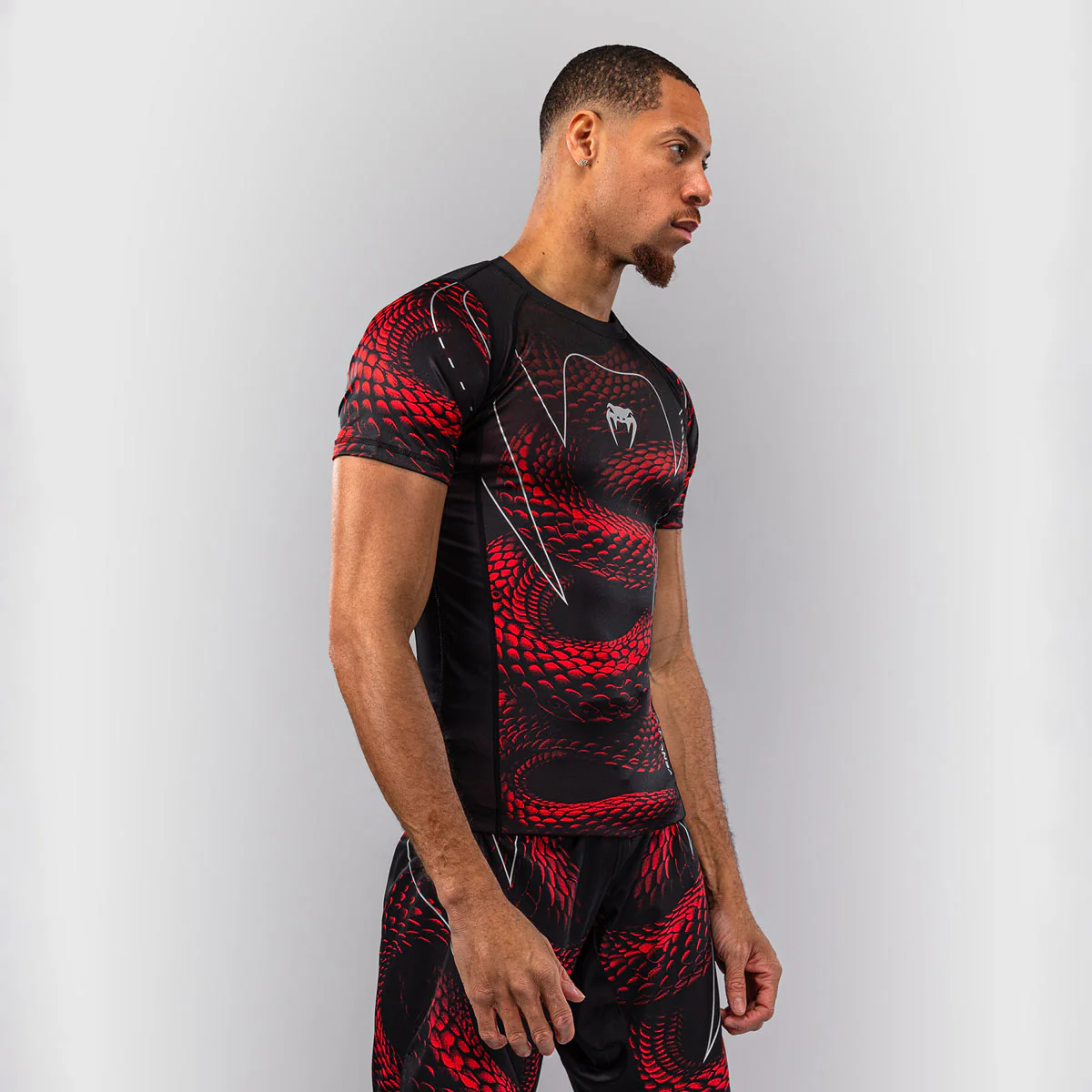 Rashguard Venum Matupa mangas cortas Negro-rojo - Image 2