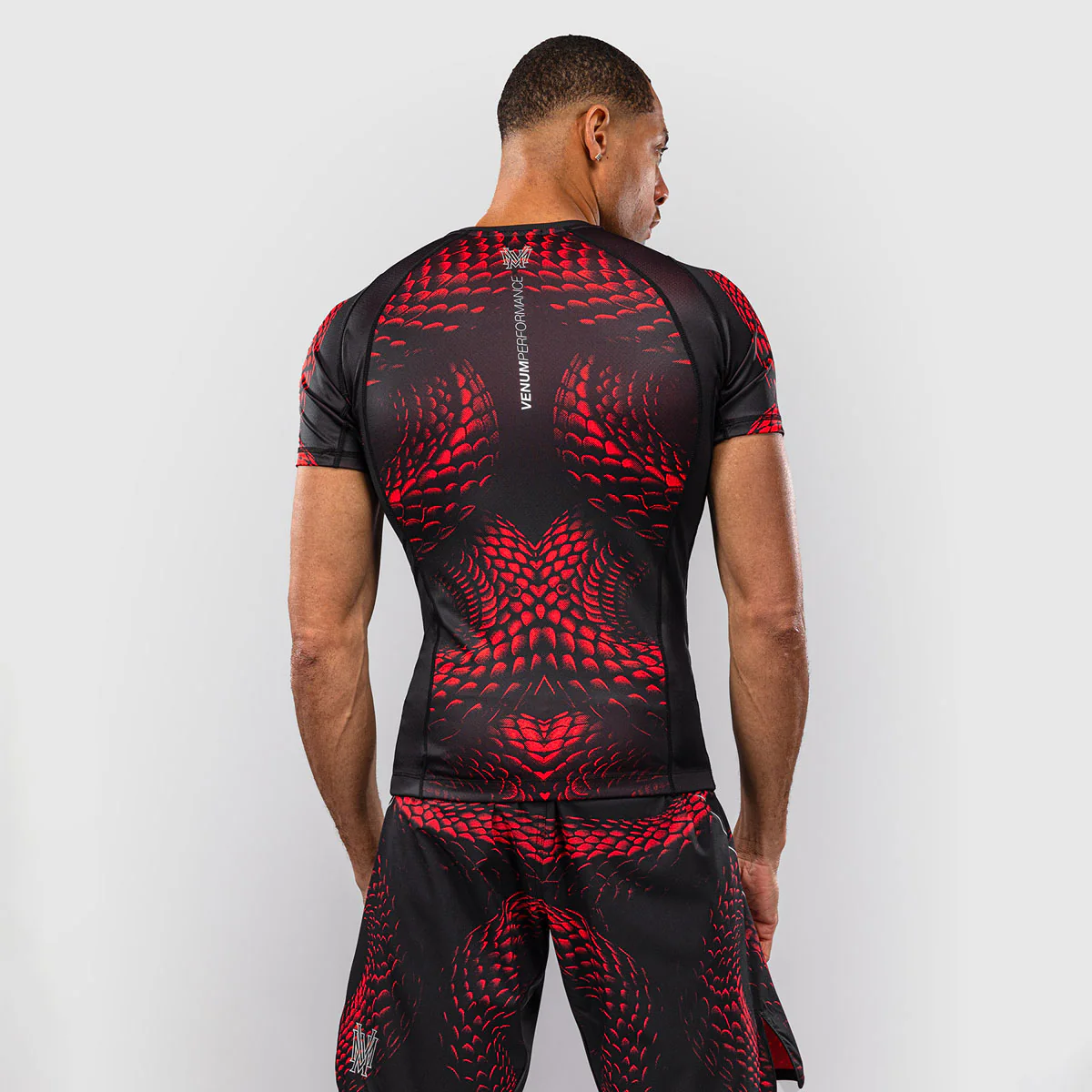 Rashguard Venum Matupa mangas cortas Negro-rojo - Image 4