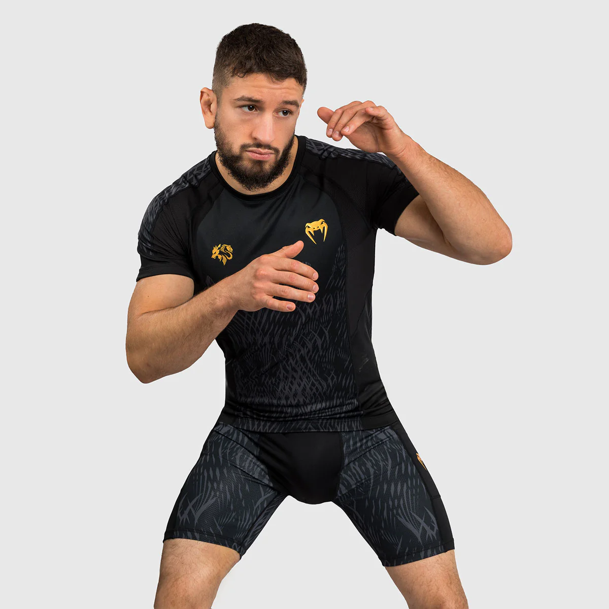 Rashguard Venum x Chimaev Wild Borz mangas cortas Negro  - Image 4