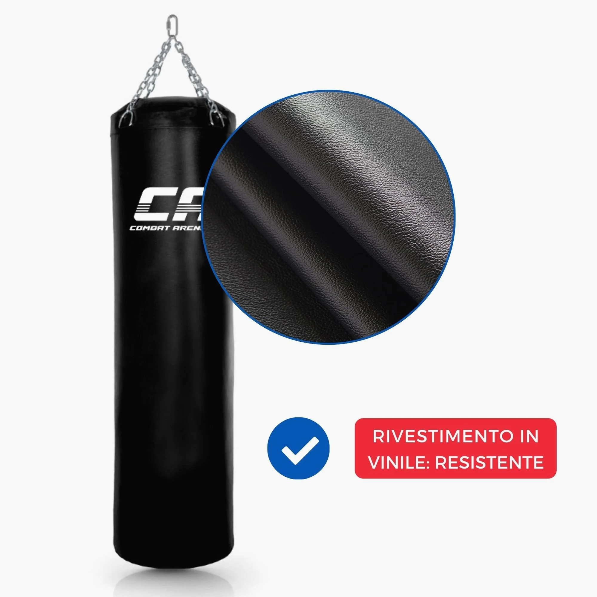 Saco de boxeo Combat Arena Entrenamiento PRO 30 Kg Negro - Image 7