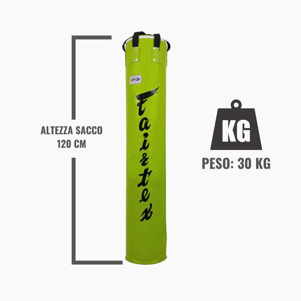 Saco Fairtex HB5 Verde 30 kg 120 cm Lleno  - Image 3