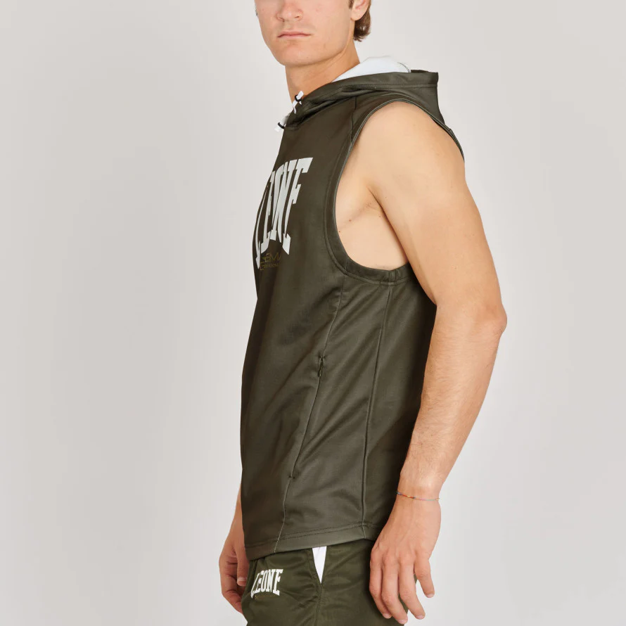 Chaleco Leone Extrema Logo con capucha ABX110 - Image 17