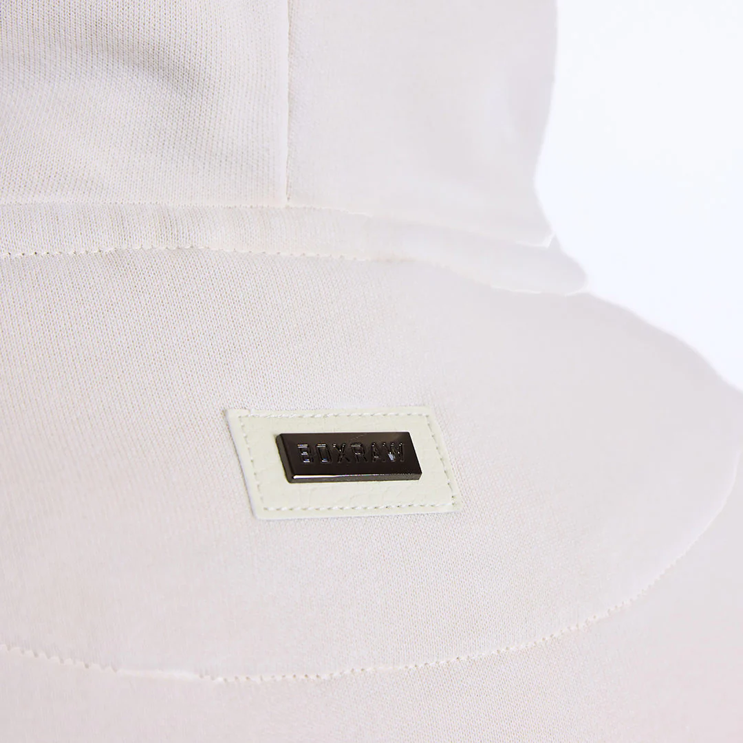 Sudadera Boxraw Sparring Club Oversize con capucha Beige - Image 10
