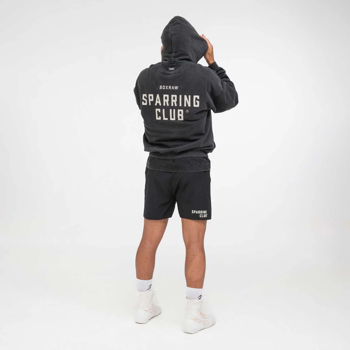 Sudadera Boxraw Sparring Club Oversize con capucha y cremallera - Image 5