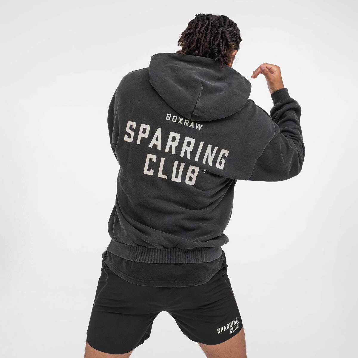Sudadera Boxraw Sparring Club Oversize con capucha y cremallera - Image 6