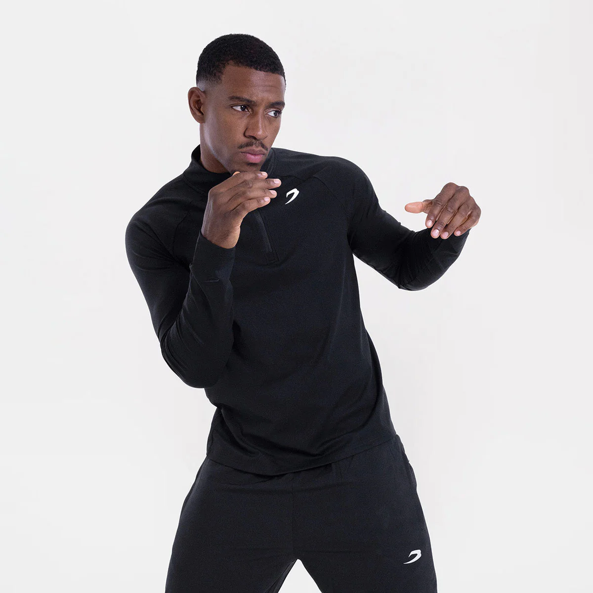 Sudadera Boxraw Valdes con cremallera Negra  - Image 2