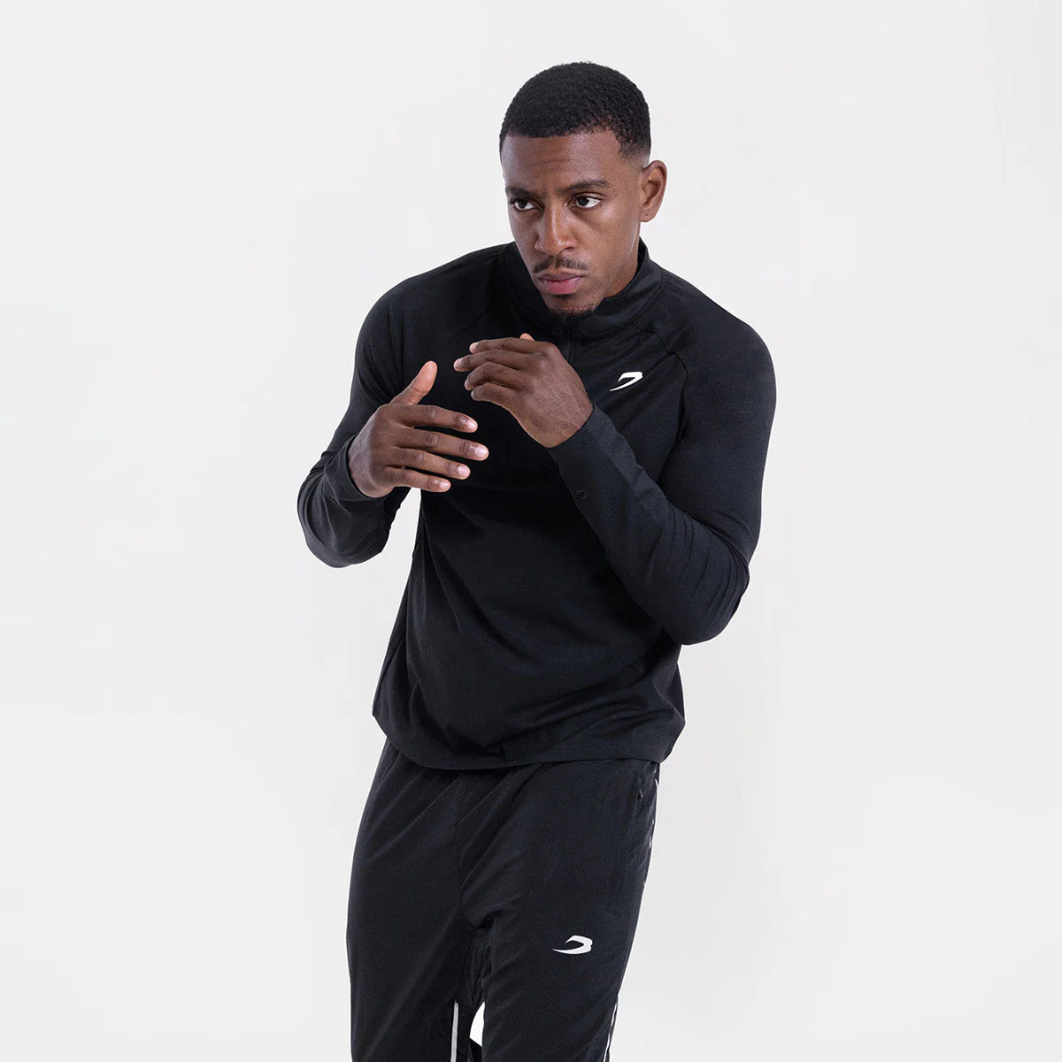 Sudadera Boxraw Valdes con cremallera Negra  - Image 4