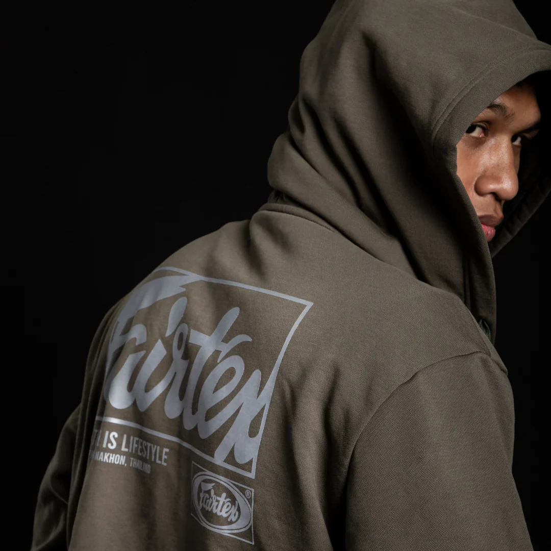 Sudadera Fairtex FHS22 con capucha Verde - Image 3