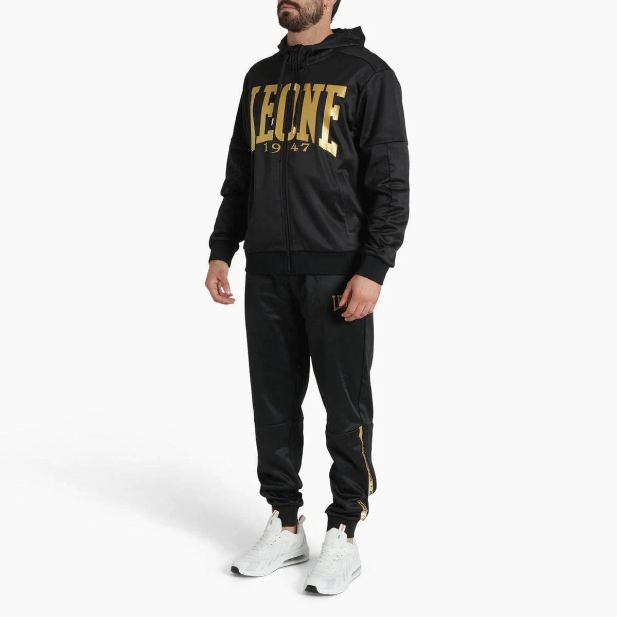 Sudadera Leone DNA con capucha ABX721 Negro - Image 2