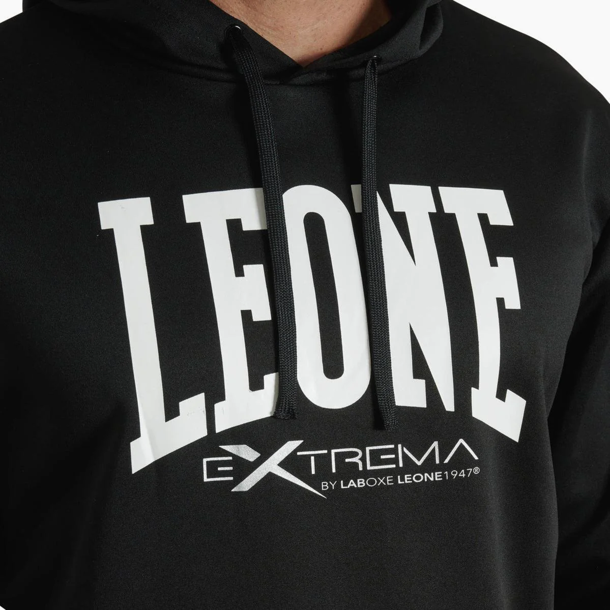 Sudadera Leone Logo con capucha ABX119 Negro  - Image 3