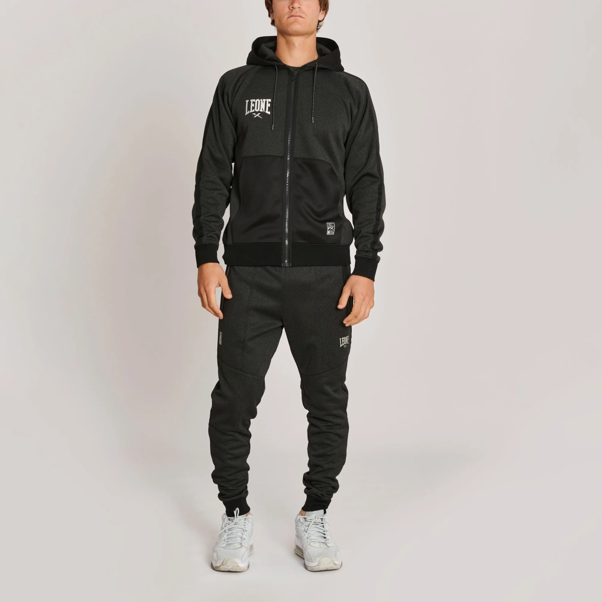 Sudadera Leone Melange ABX611 con capucha  - Image 11