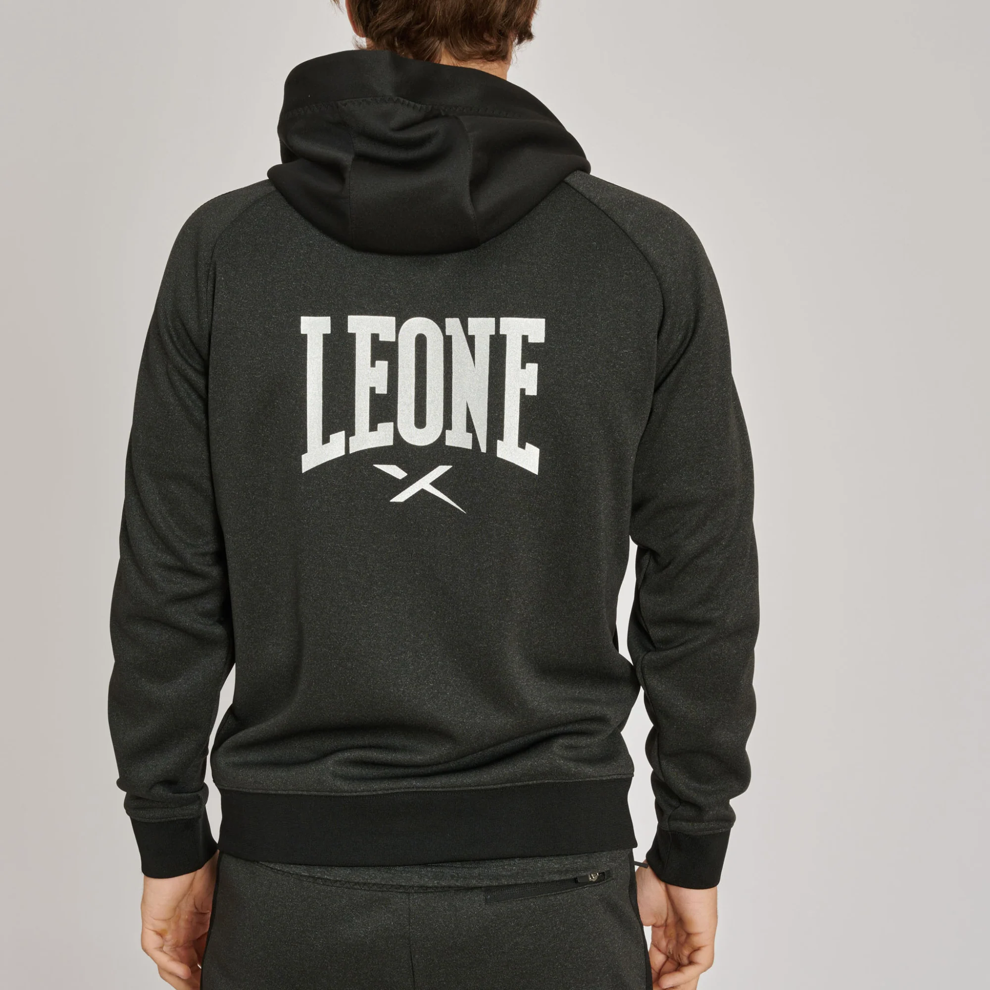 Sudadera Leone Melange ABX611 con capucha  - Image 14