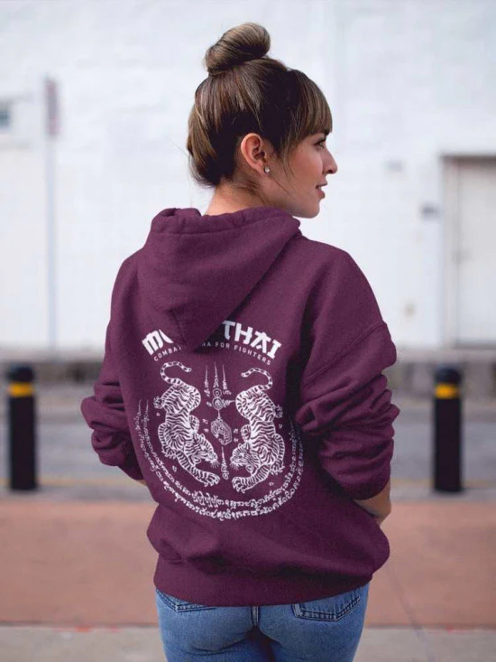 Sudadera para mujer Combat Arena Muay Thai-gers con capucha  - Image 7