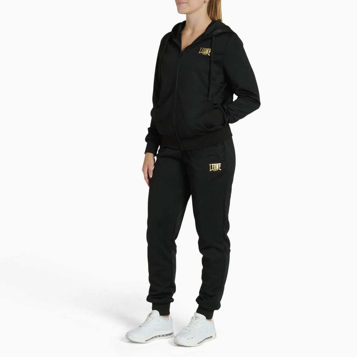 Sudadera para mujer Leone DNA con capucha y cremallera ABX730  - Image 3