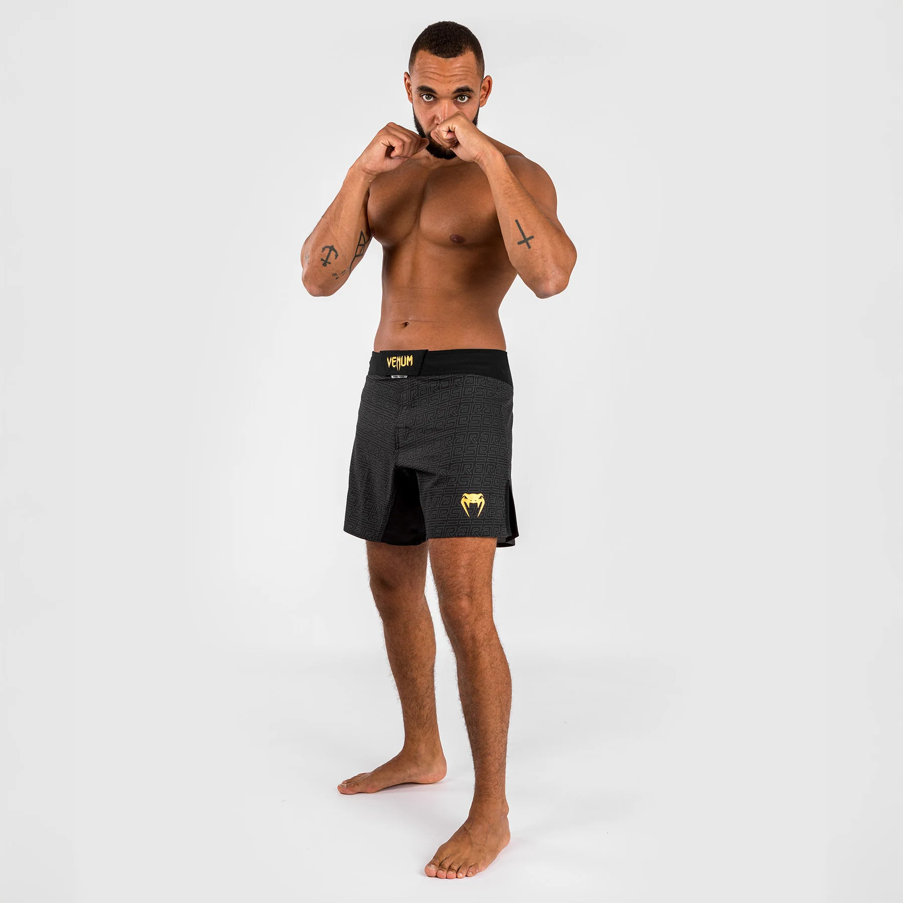 Pantalones MMA Venum X Ares 2.0 Negro-oro - Image 3