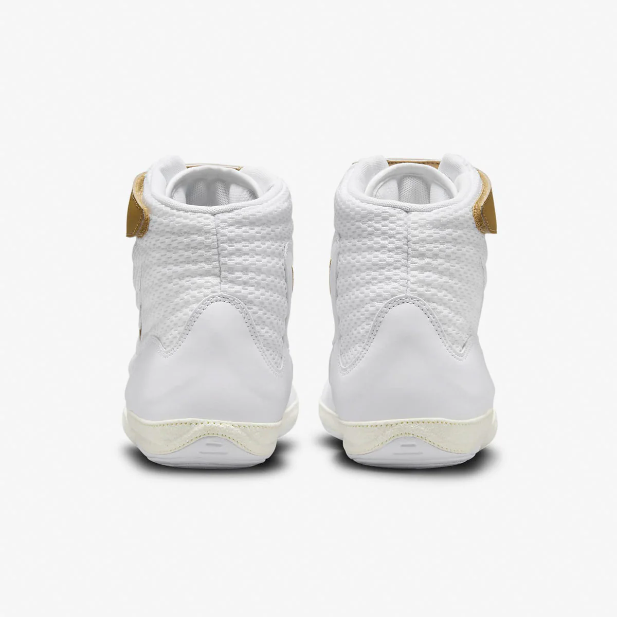 Zapatillas de lucha-Lucha Libre Nike Inflict 3 Blanco-Oro  - Image 5